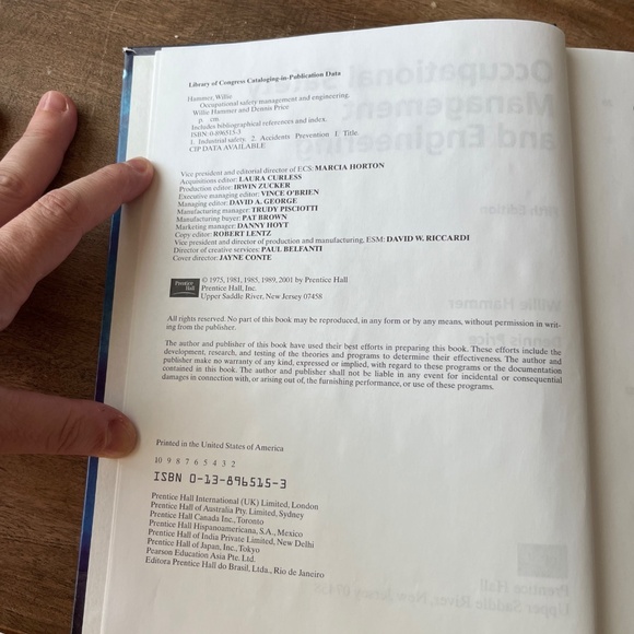 Occupational Safety Management and Engineering Textbook - Picture 2 of 3